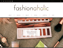Tablet Screenshot of fashion-a-holic.com